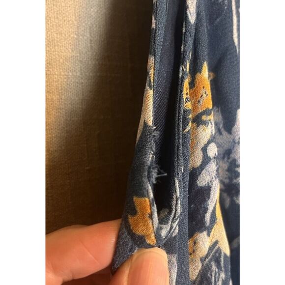 Sundance Blue On The Breeze Floral Print Viscose Sleeveless Maxi Dress Size 14 - Picture 12 of 12